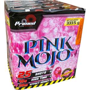 Primed Pyro Cakes £15 to £30 : PINK MOJO