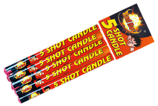 Dynamic Roman Candles : 5 SHOT CANDLES